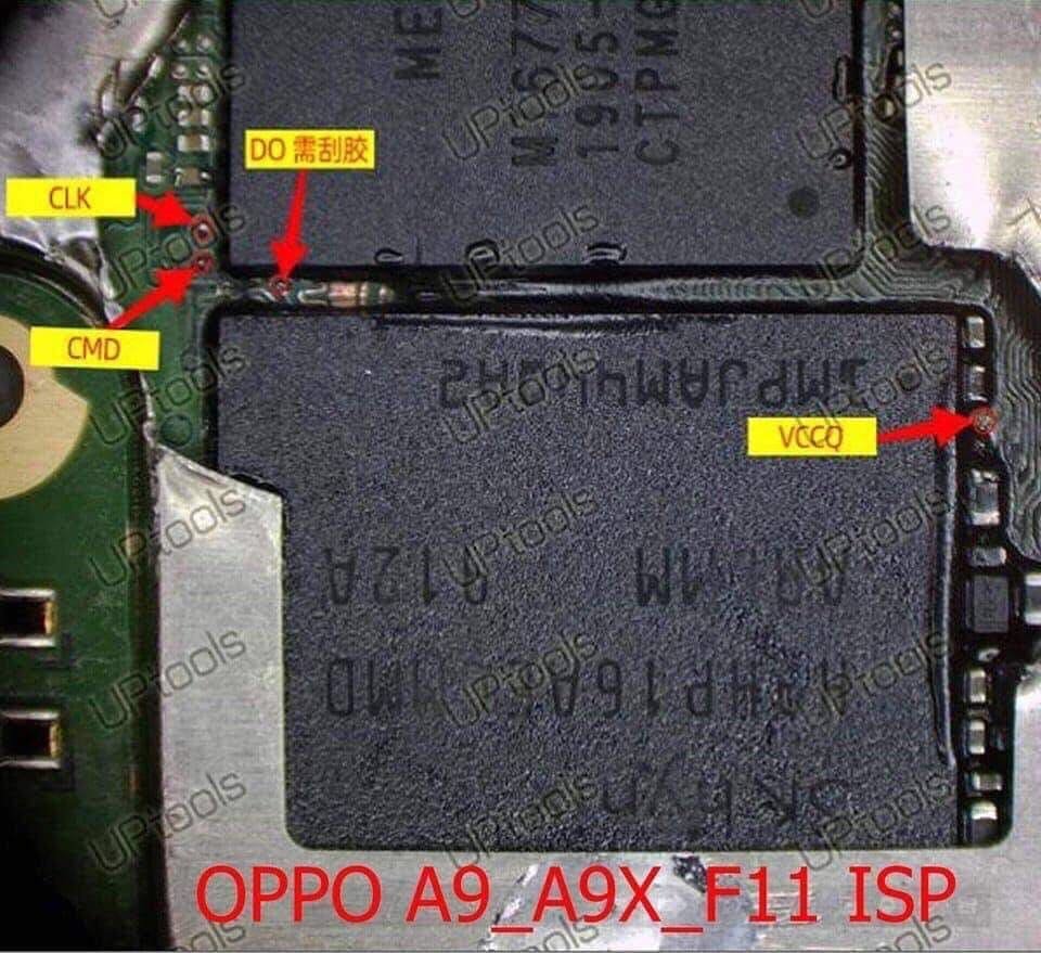 Oppo F11 Test Point / EDL Point